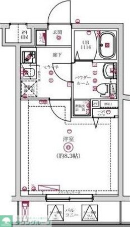 レンティーヴァ綾瀬の物件間取画像